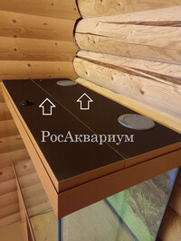 Фото террариума в рабочем состоянии