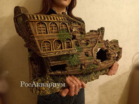 Визуальное сравнение габаритов большого судна