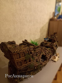 Вид правого борта корабля